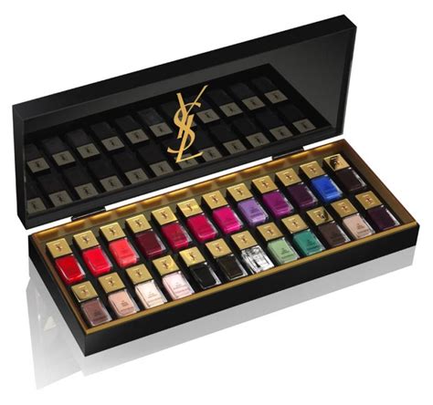 ysl nail polish and perfume set|yves saint laurent nail polish.